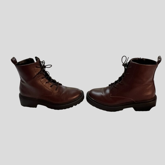 Only Women’s Combat Boots 6.5 Burgundy - Picture 13 of 16